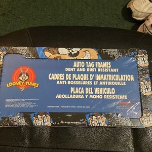 Looney Tunes Themed License Plate Frame